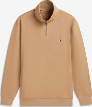 brūns TOMMY HILFIGER Sportisks džemperis 'ESSENTIAL': no priekšpuses