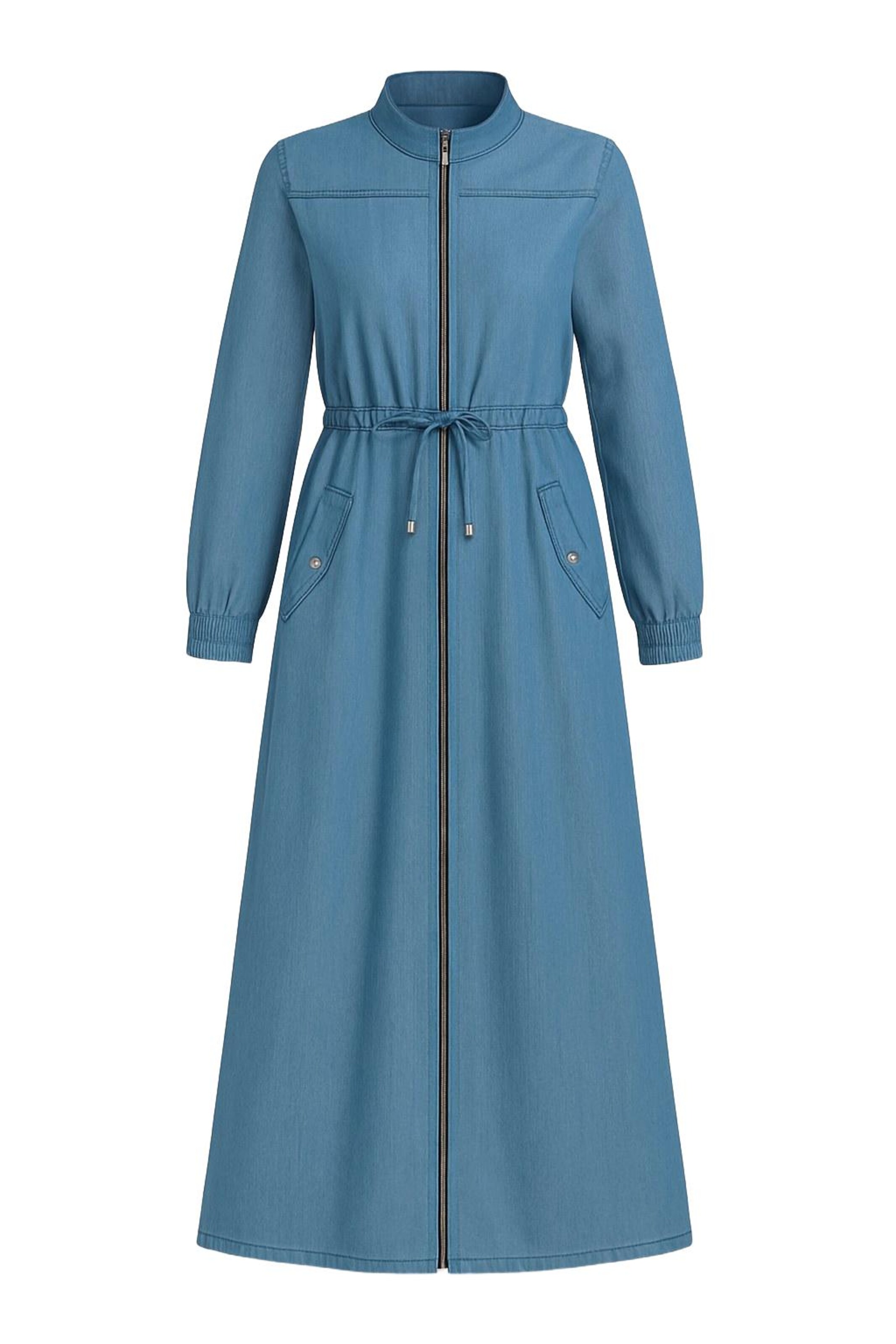 MODAMIHRAM Kleid in Blau: Vorderseite