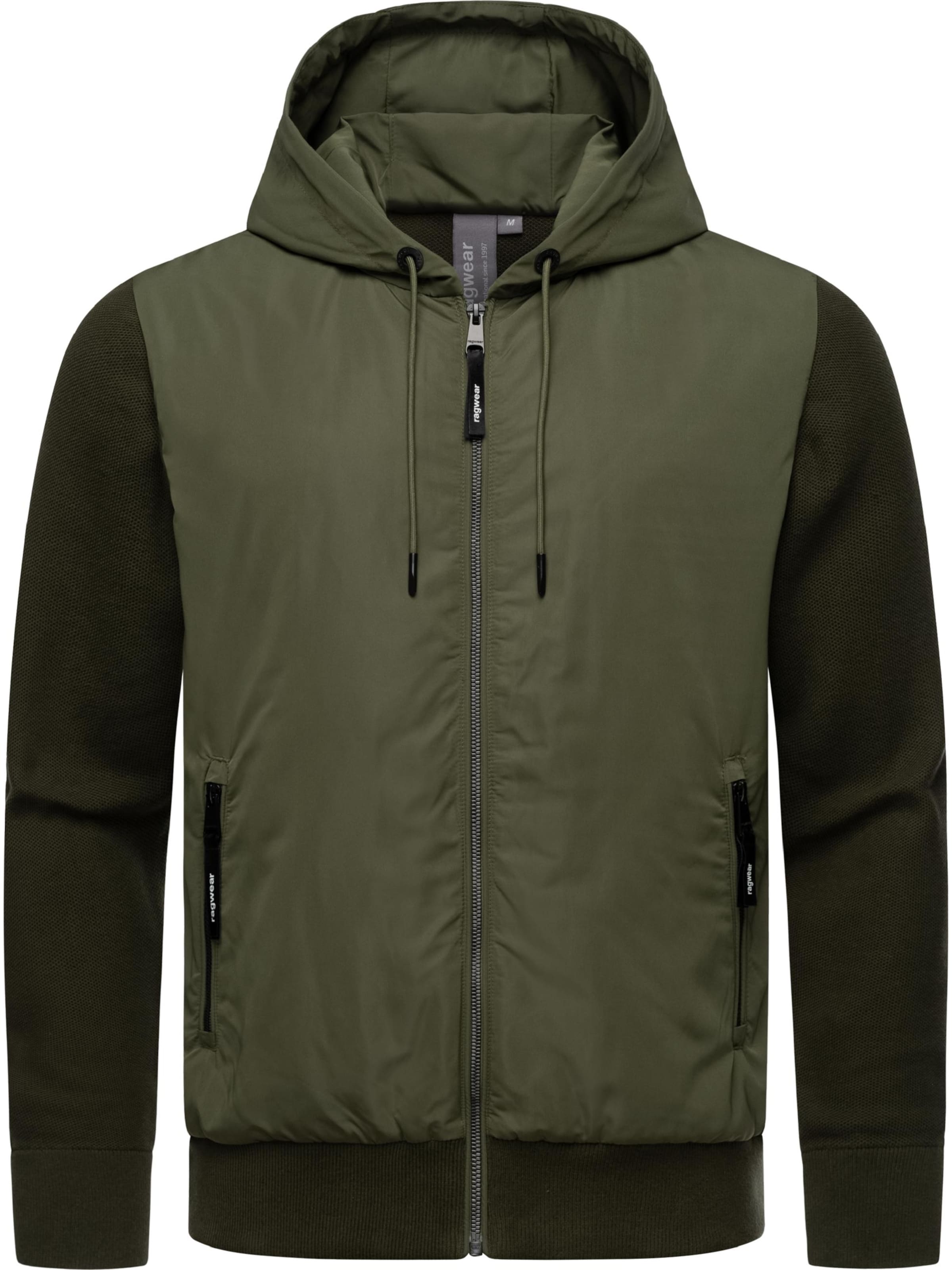 Ragwear Kurtka przejściowa 'Ronel' w kolorze zielony: przód