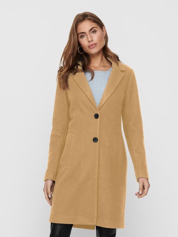 ONLY Between-Seasons Coat 'Carmen' in Brown: front