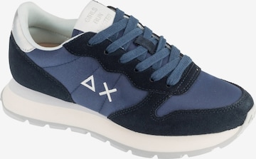 SUN68 Sneakers laag 'SUN68 Ally Gold Silver' in Blauw: voorkant