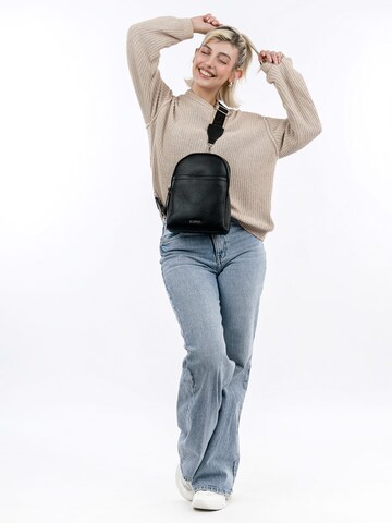 Borsa a spalla ' Elena ' di Emily & Noah in nero: frontale