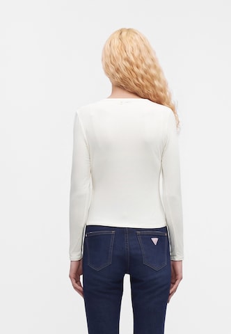Maglietta 'BIANCA' di GUESS in bianco: dietro