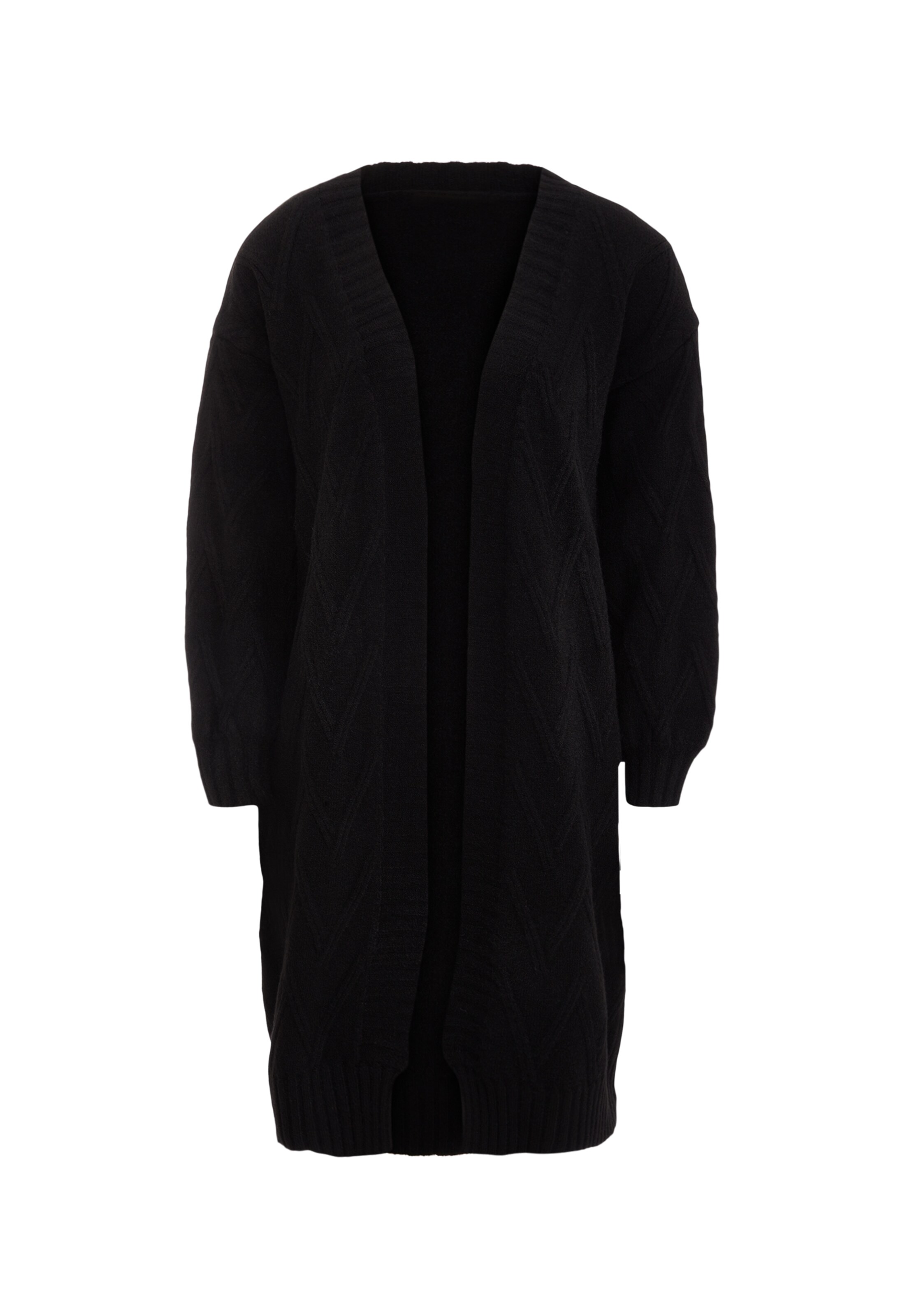 aleva - Casaco de malha em preto: frente