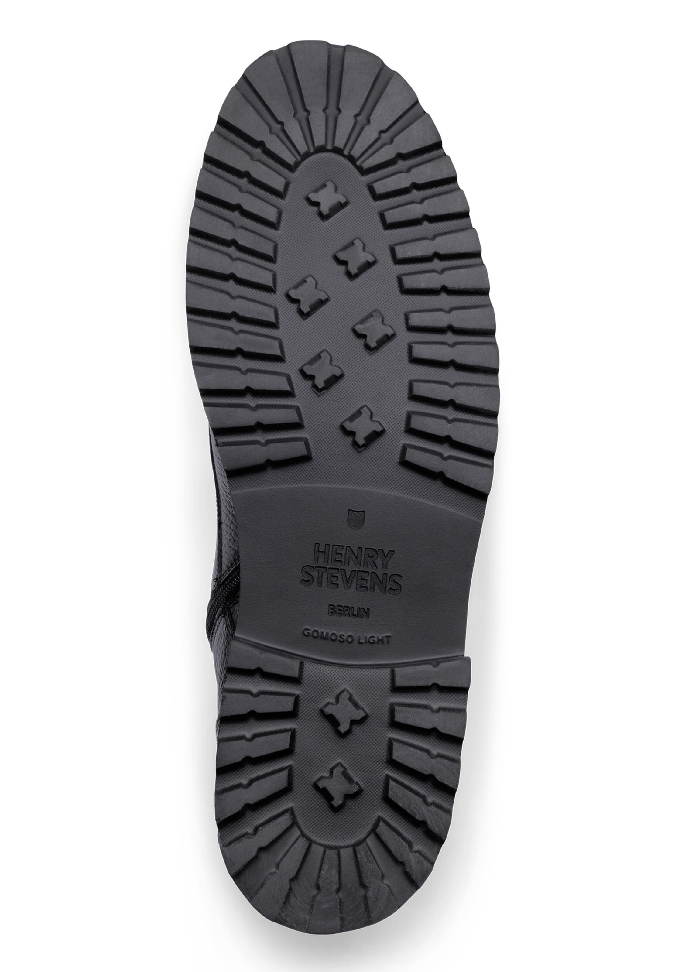 Henry Stevens Schnürboots 'Winston CDB6' in Schwarz