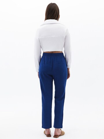 OXXO Tapered Broek in Blauw
