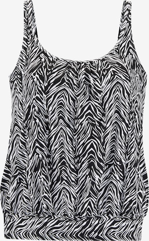 juoda s.Oliver Palaidinė be rankovių: priekis