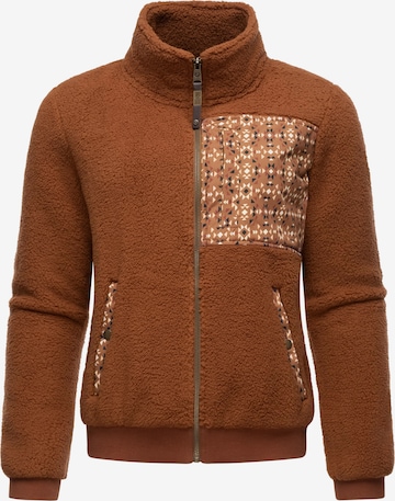 Veste en polaire 'Imolla' Ragwear en marron : devant