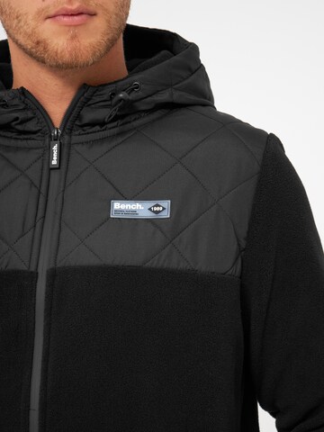 BENCH Fleecejacke 'TATRA' in Schwarz