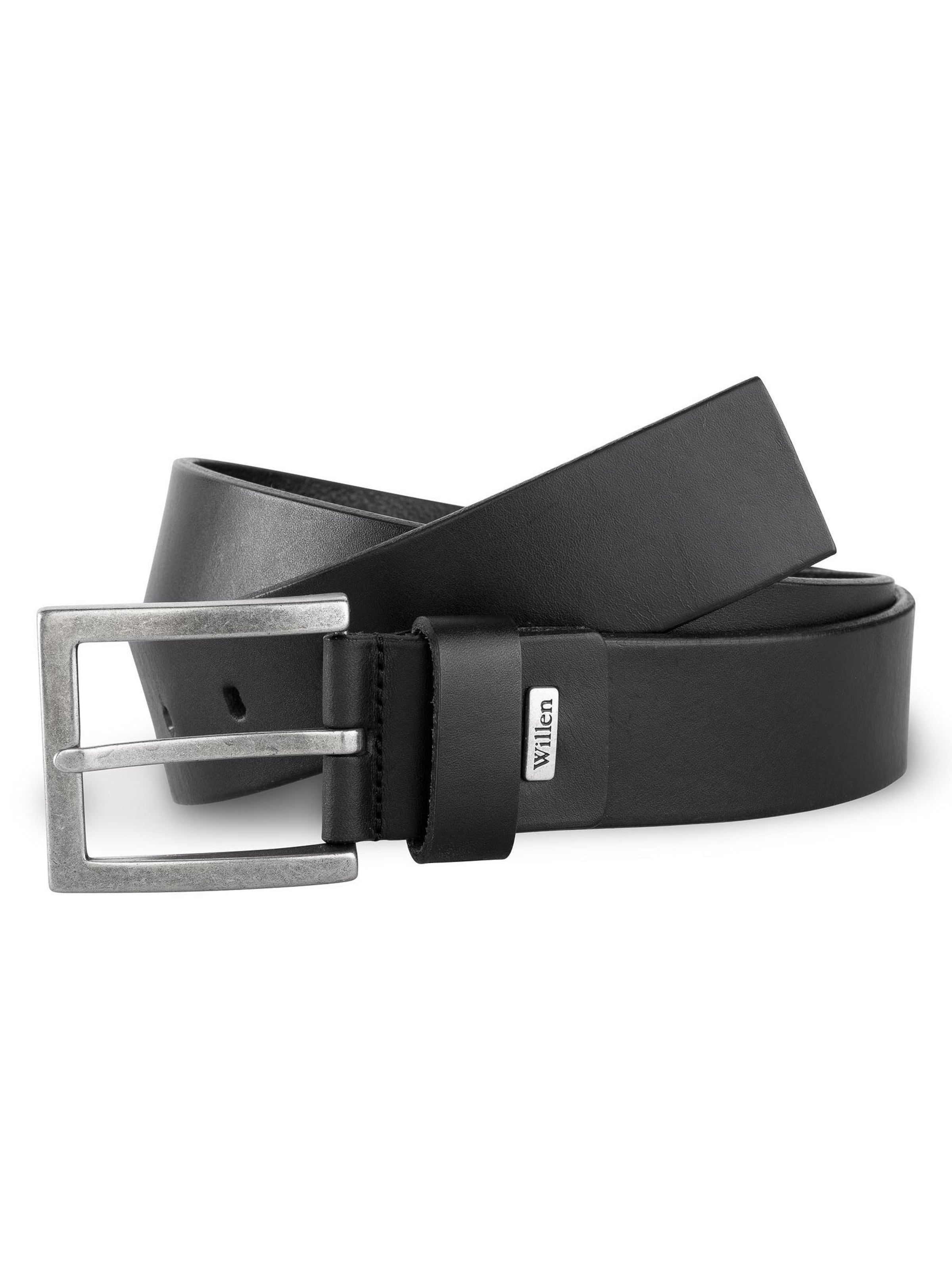 WILLEN Belt 'Casualgürtel' in Black: front