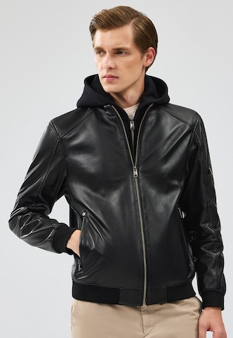 Veste mi-saison Derimod en noir : devant