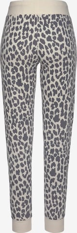 LASCANA Tapered Pyjamahose in Mischfarben