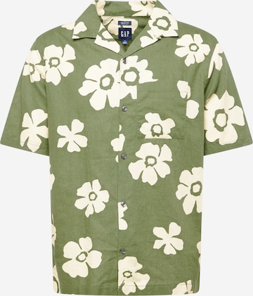 GAP Button Up Shirt in Green: front