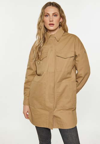 Veste mi-saison DreiMaster Vintage en beige : devant