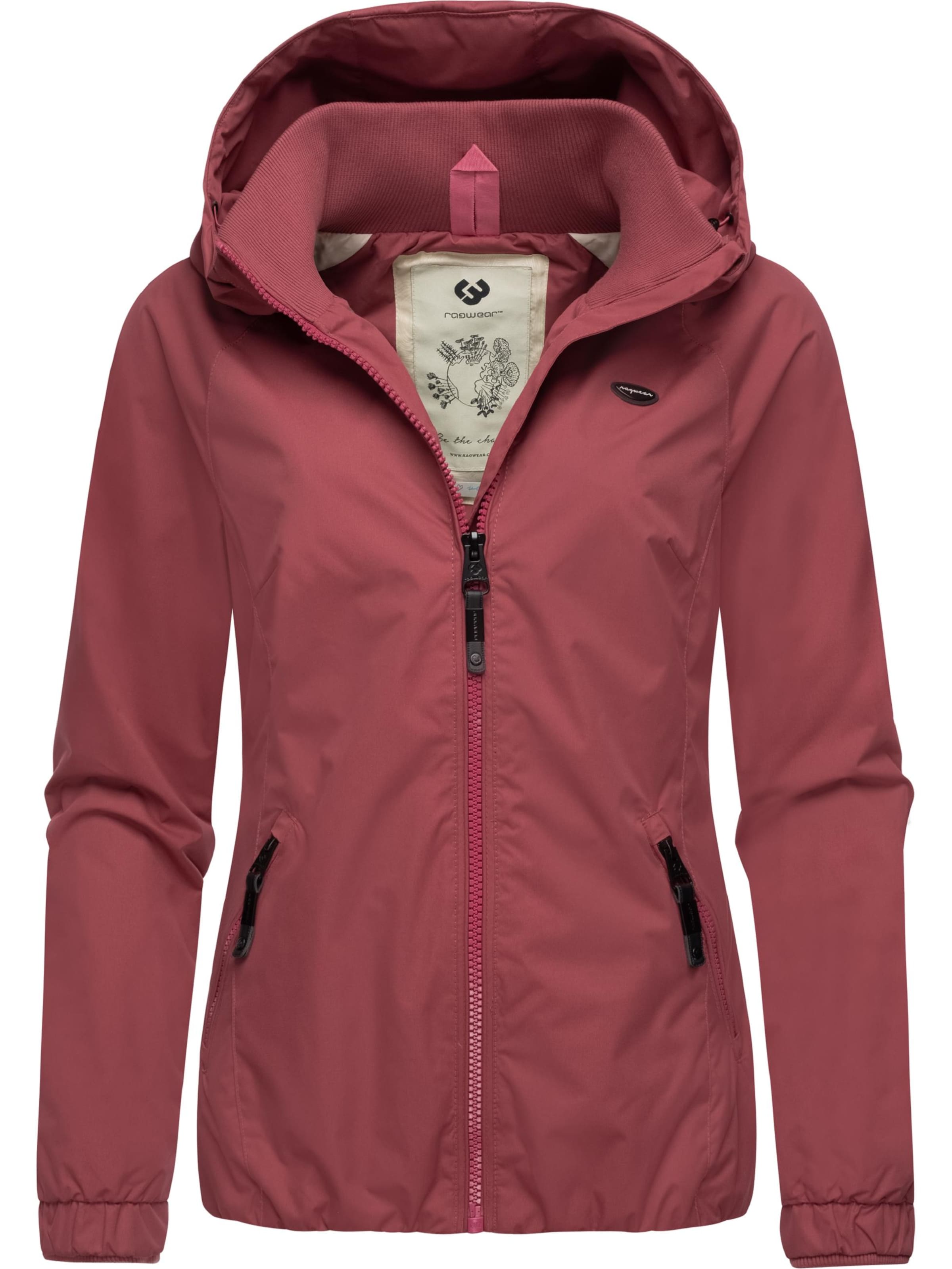 Ragwear Funkcionalna jakna 'Dizzie' | roza barva: sprednja stran