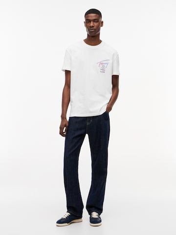 Tommy Jeans Bluser & t-shirts 'CITY SIGN' i hvid