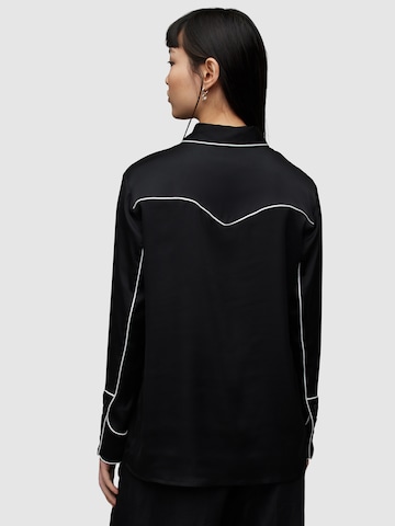 AllSaints - Blusa 'CECE' en negro