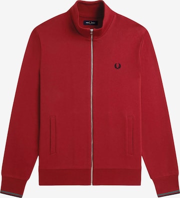 Fred Perry Sweatshirt in Red: front
