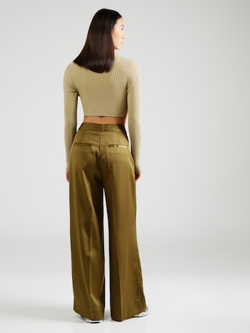 b.young Loose fit Pleat-Front Pants 'DENANA' in Green