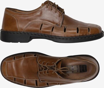 JOSEF SEIBEL Halbschuh 47 in Braun: Vorderseite