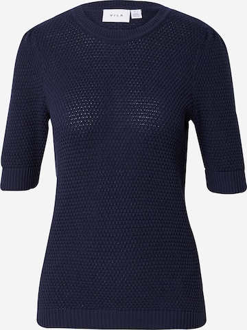 VILA Sweater 'DALO' in Blue: front