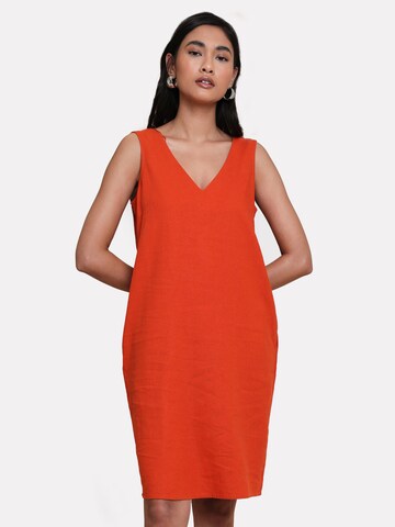 Robe d’été 'Peggy' Threadbare en orange : devant