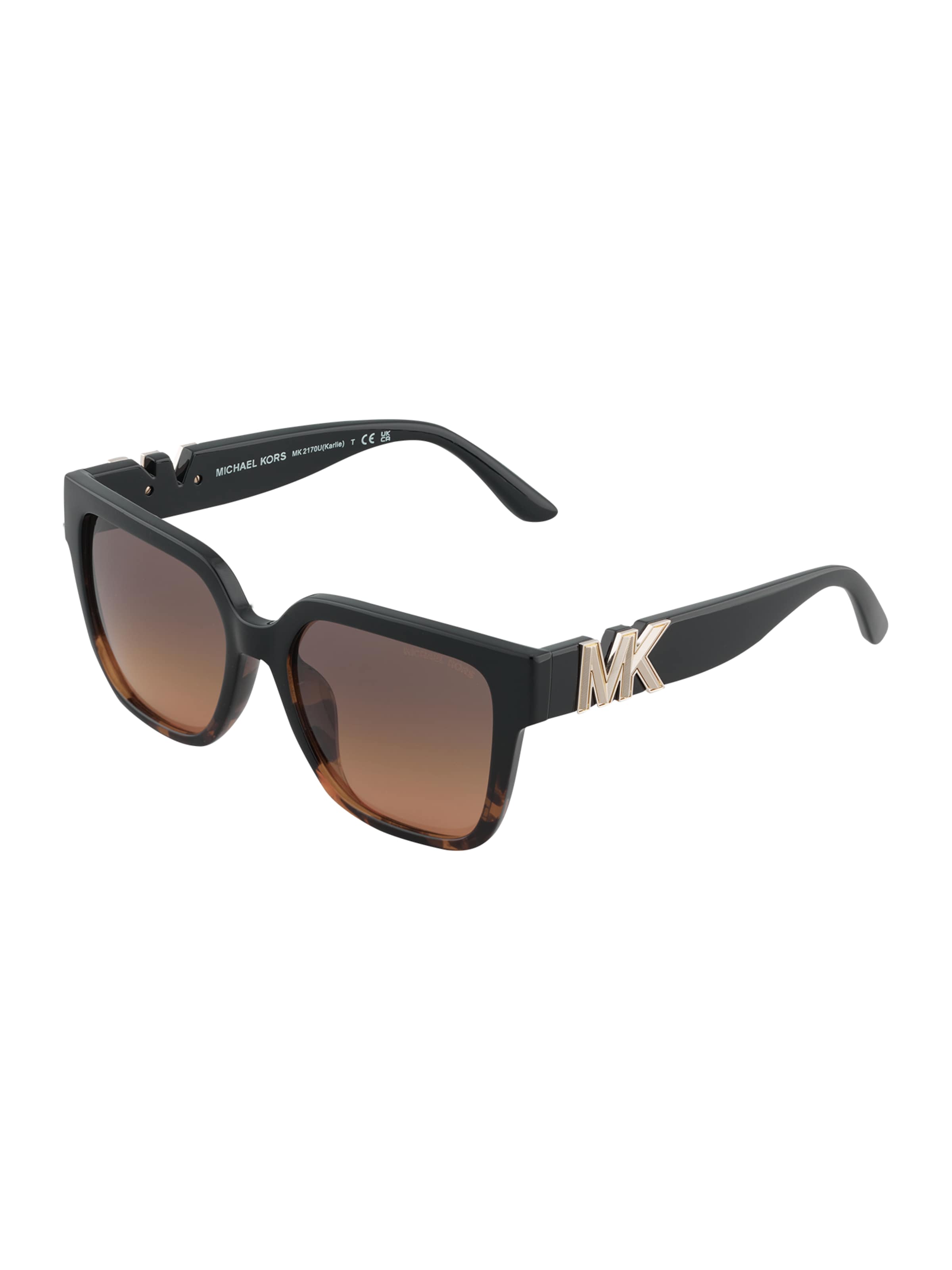 MICHAEL Michael Kors Zonnebril '0MK2170U' in Zwart: voorkant