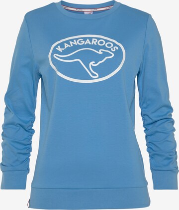 KangaROOS Sweatshirt in Blue: front