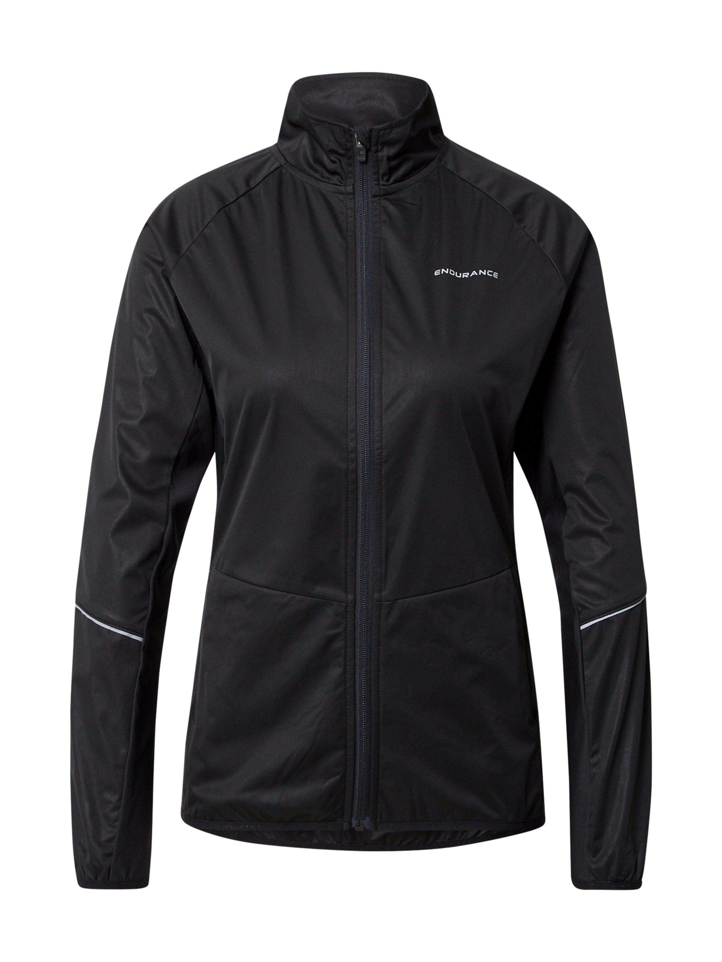 melns ENDURANCE Sporta jaka 'Elving': no priekšpuses