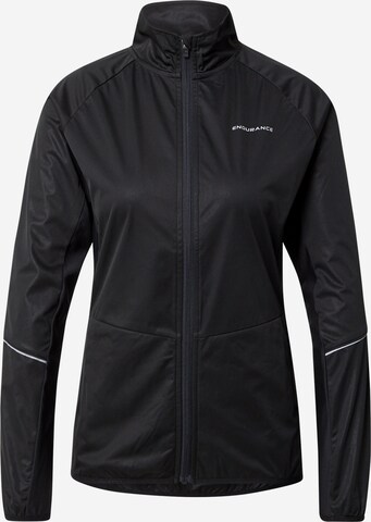 ENDURANCE Athletic Jacket 'Elving' in Black: front