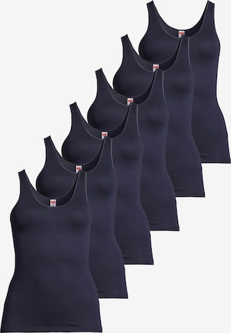 CON-TA Unterhemd 'Modal' in Blau: Vorderseite