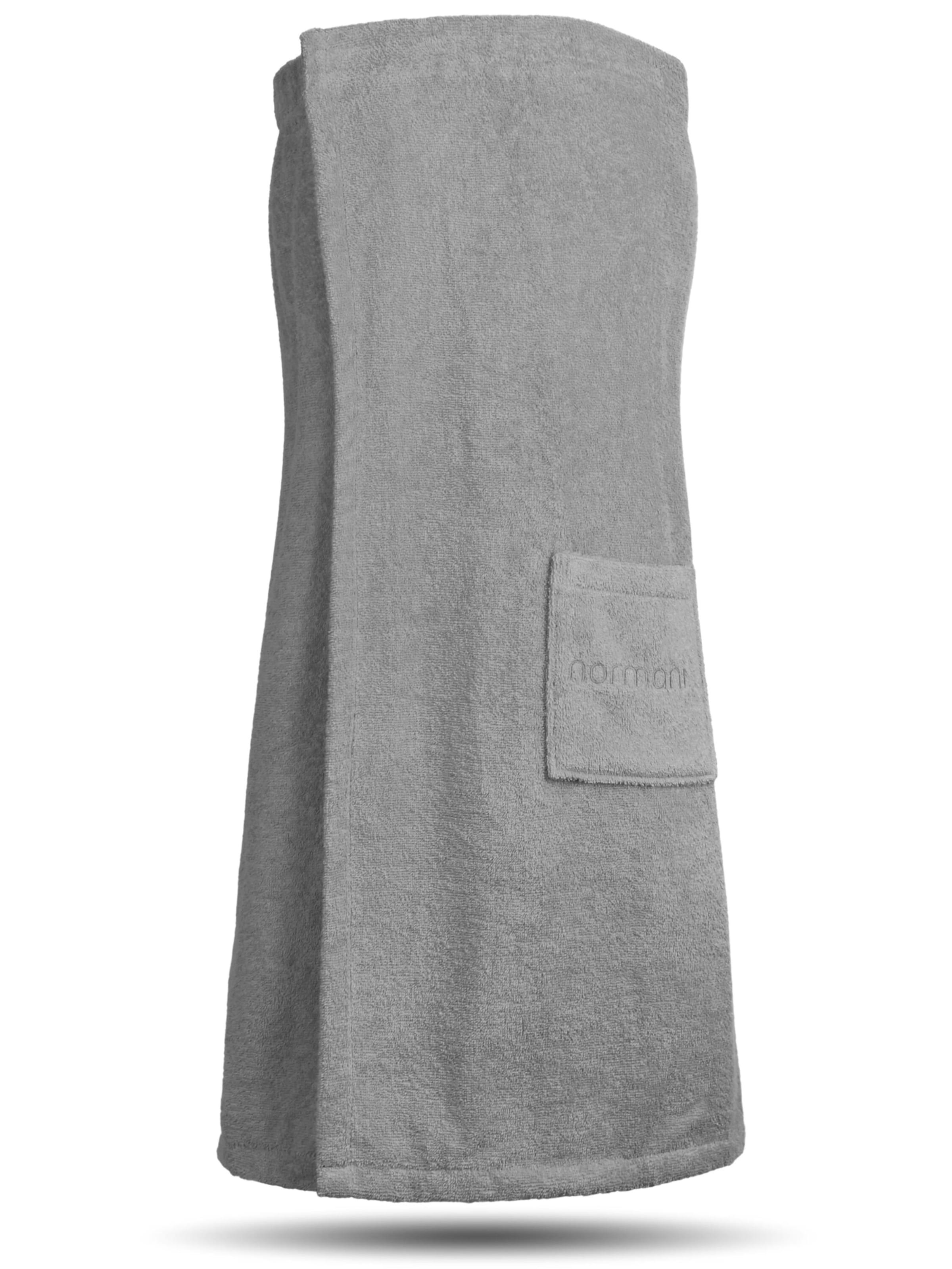 normani Saunakilt 'Mardin' in Grau: Vorderseite