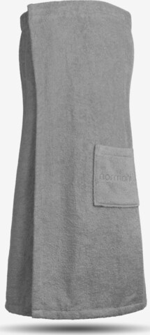 normani Short Bathrobe 'Mardin' in Grey: front