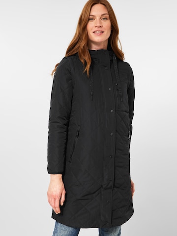 CECIL Winter Coat in Black: front