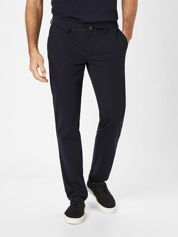 REDPOINT Regular Chino Pants in Blue: front