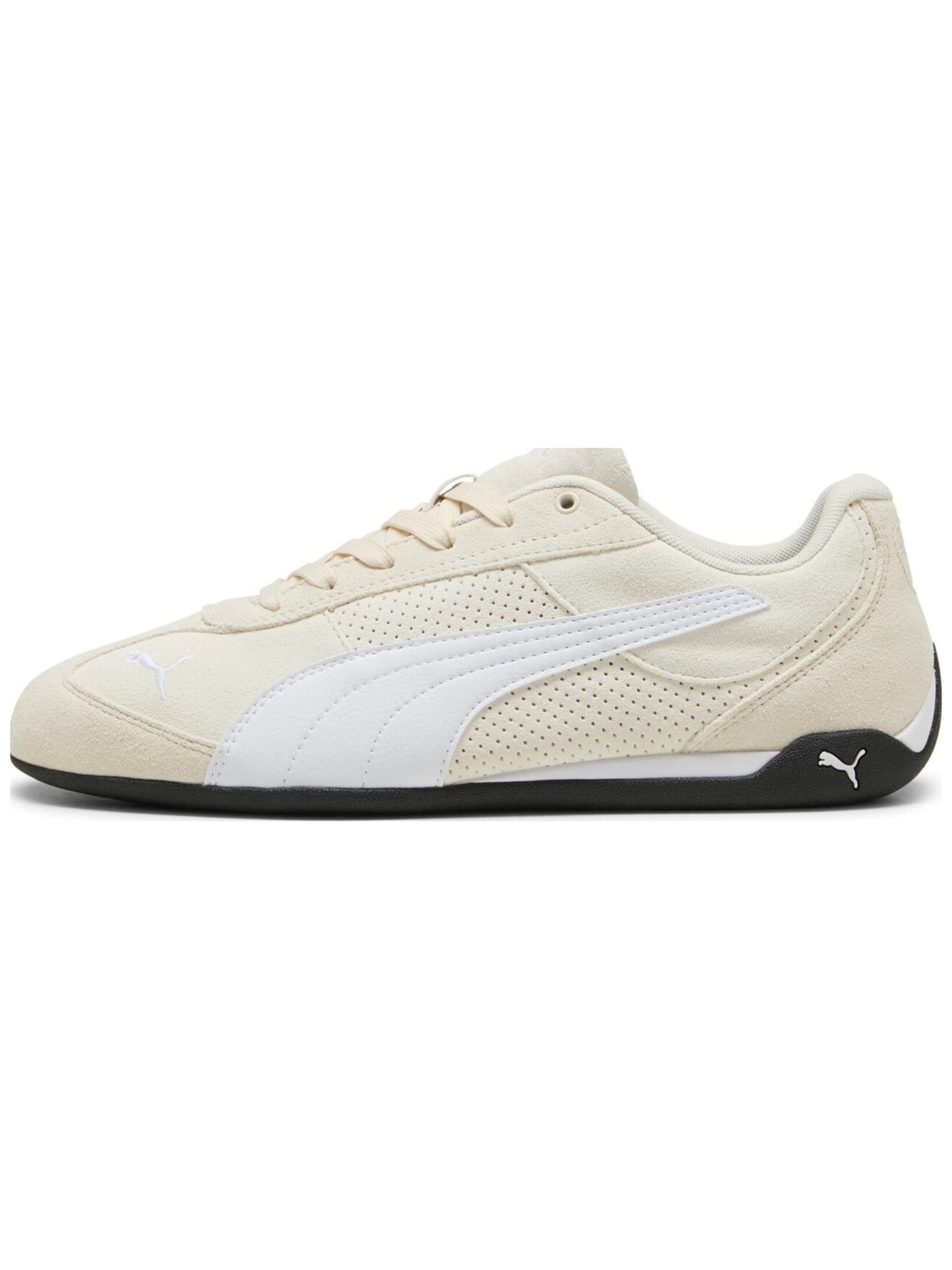 Baskets basses PUMA en beige : devant