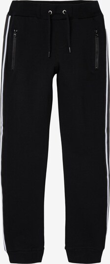 NAME IT Trousers 'Honk' in Black / White, Item view