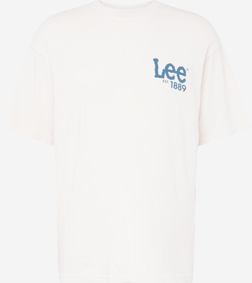 T-Shirt Lee en beige : devant