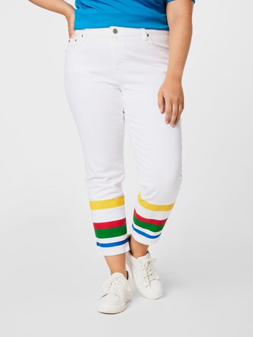 Lauren Ralph Lauren Skinny Jeans in Wit: voorkant