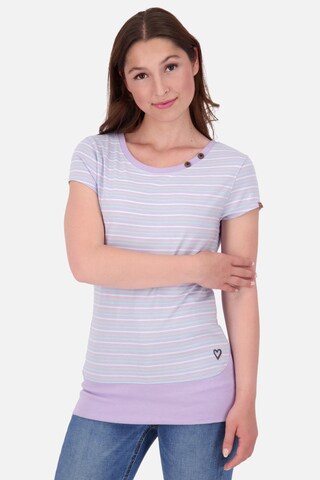 Alife and Kickin T-Shirt in Lila: Vorderseite