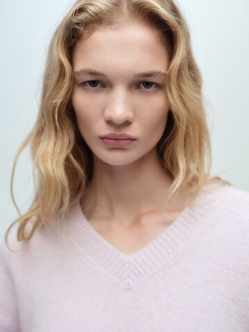 MANGO Pullover 'HIGO' i lilla