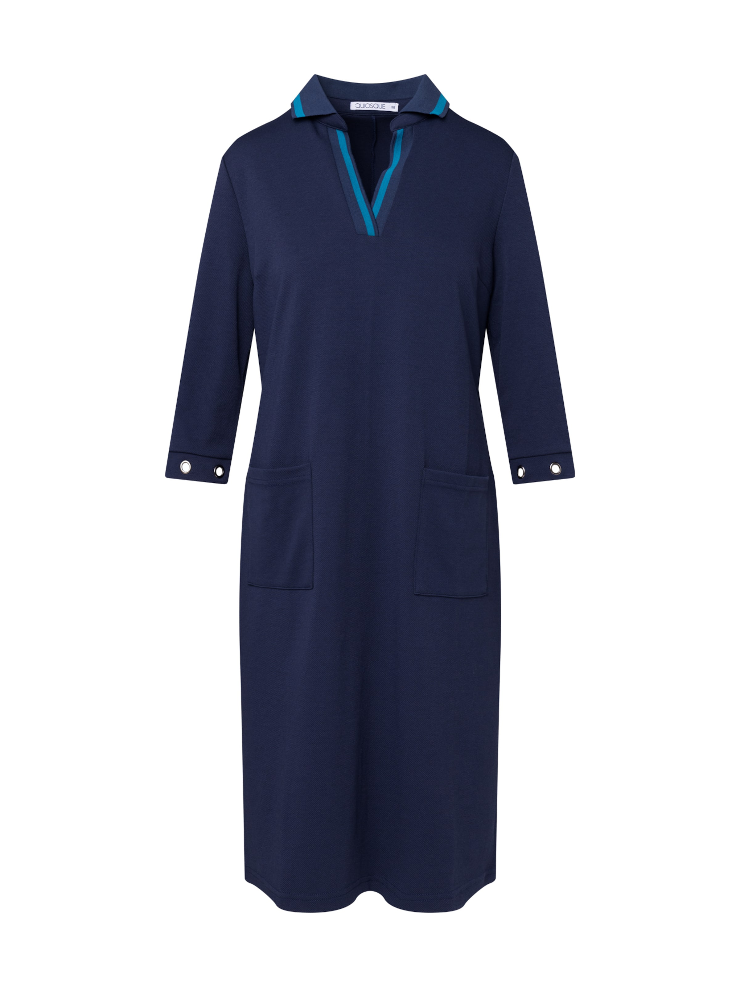 Robe fourreau Quiosque en bleu : devant