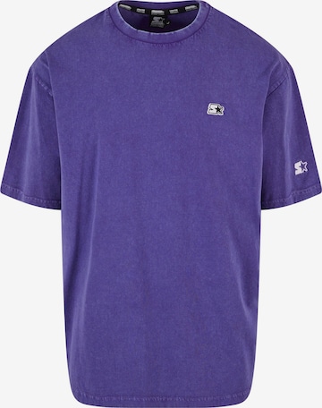 T-Shirt Starter Black Label en violet : devant