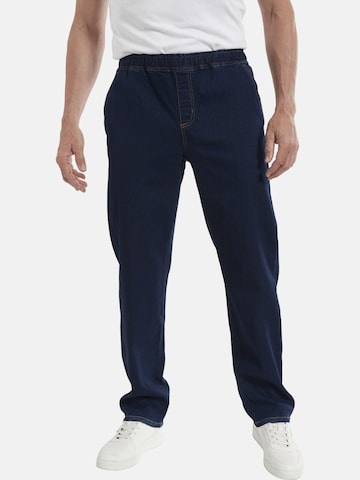 Jan Vanderstorm Loosefit Jeans in Blauw: voorkant