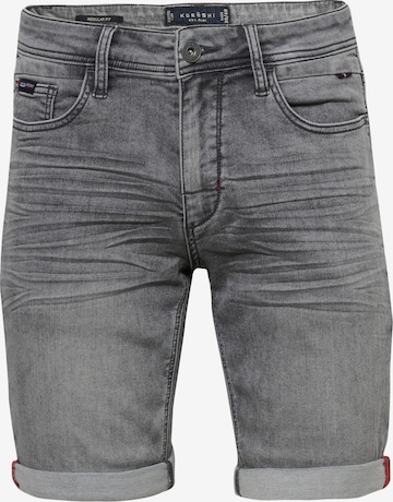 KOROSHI Regular Jeans in Grijs: voorkant