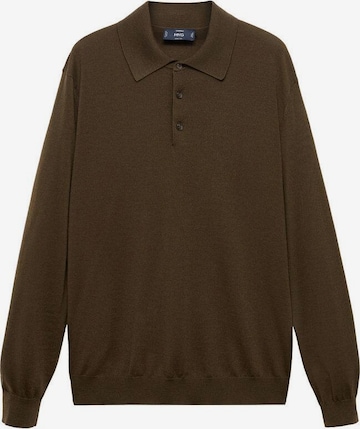 MANGO MAN Shirt 'Willys' in Brown: front
