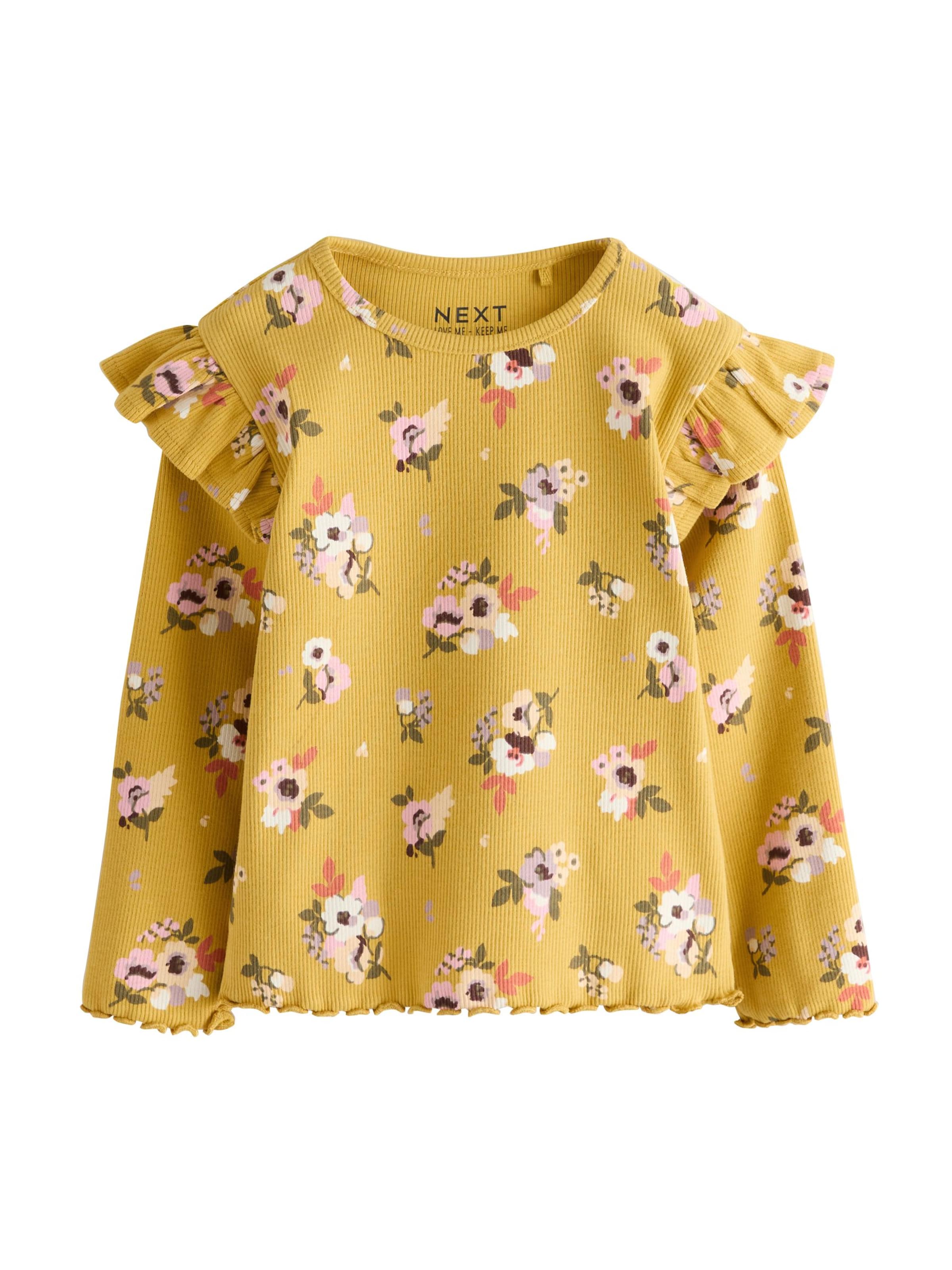 Next - Camiseta en amarillo: frente