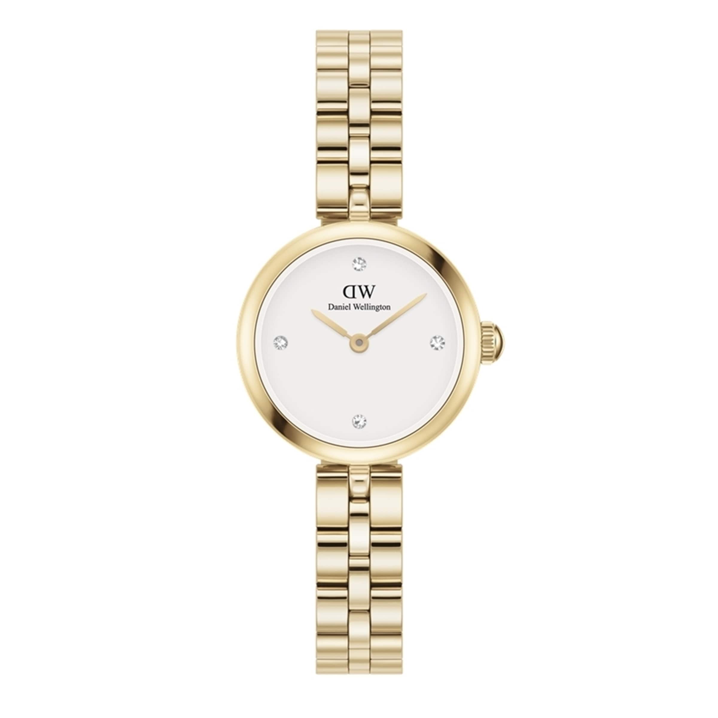 Daniel Wellington Uhr in gold / weiß, Produktansicht