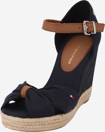 Sandales 'Elena' TOMMY HILFIGER en bleu : devant