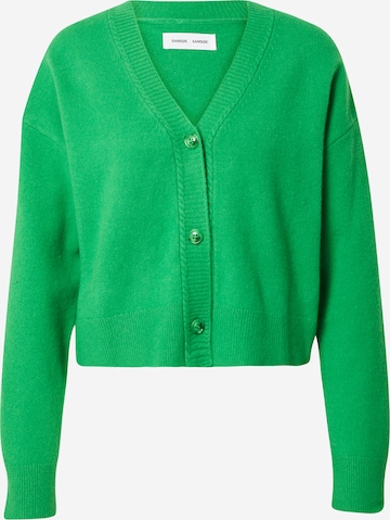 Samsøe Samsøe Knit cardigan in Green: front